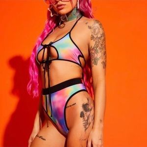 Festival Cyber Sunset Two Piece Set Size M/L